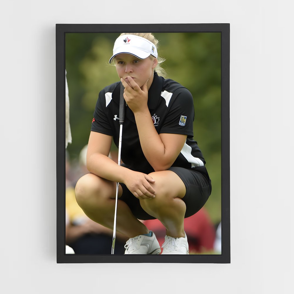 Poster Brooke henderson – affiche Golf (vue 2)